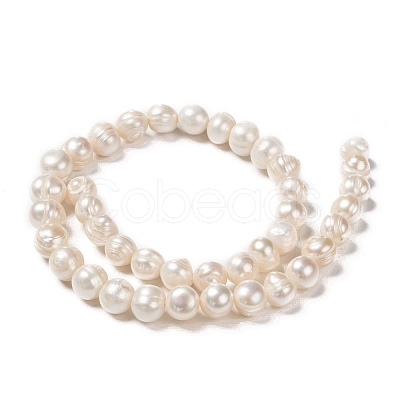 Natural Cultured Freshwater Pearl Beads Strands X-PEAR-L001-G-14-1