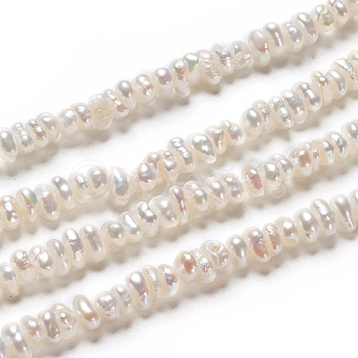Natural Cultured Freshwater Pearl Beads Strands PEAR-I004-07A-1