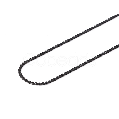 304 Stainless Steel Serpentine Chain Necklace for Men Women X-NJEW-G076-01C-EB-1