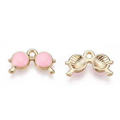 Eco-Friendly Zinc Alloy Pendants ENAM-R051-05-03G-NR-1