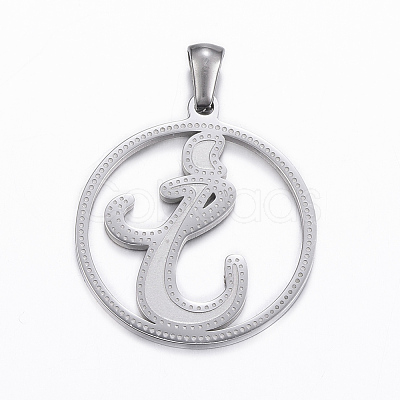 Non-Tarnish 304 Stainless Steel Pendants STAS-K162-051P-1