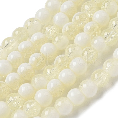Crackle Glass Beads X1-GLAA-U001-6mm-11-1