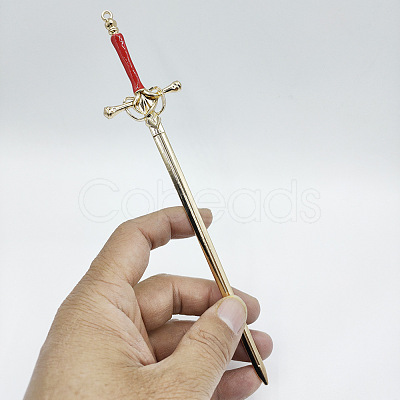 Alloy Flow Su Sword Hairpin Ancient Costume Headwear Hairpin Electroplating Pendant Sword ST3728381-1