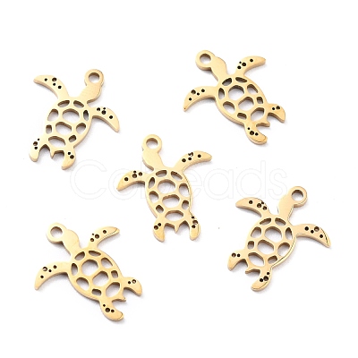 201 Stainless Steel Charms STAS-D176-04G-1
