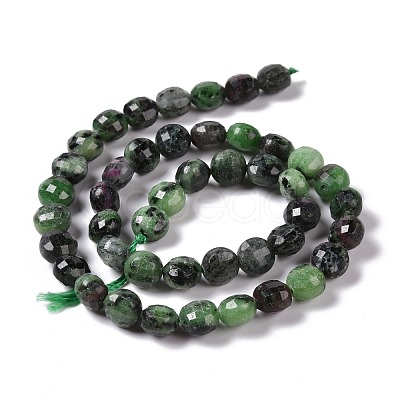 Natural Ruby in Zoisite Beads Strands G-K318-12-1