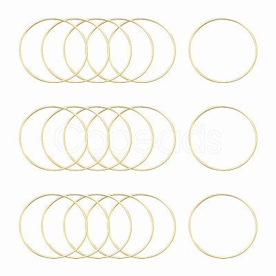 Brass Linking Rings X-KK-Y003-03L-G-1