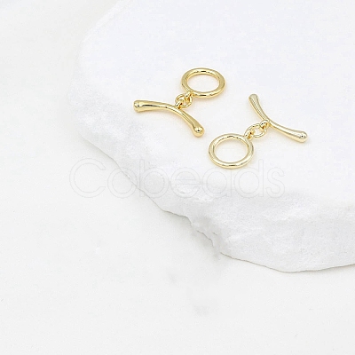Brass Toggle Clasps LS-FIND-TAC0036-14B-02G-1