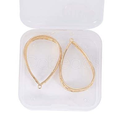 Brass Pendants KK-JP0010-13G-1
