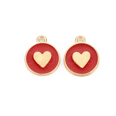Alloy Enamel Pendants ENAM-S121-181D-1
