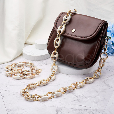 2Pcs 2 Style Resin Bag Handles DIY-GN0001-02A-1