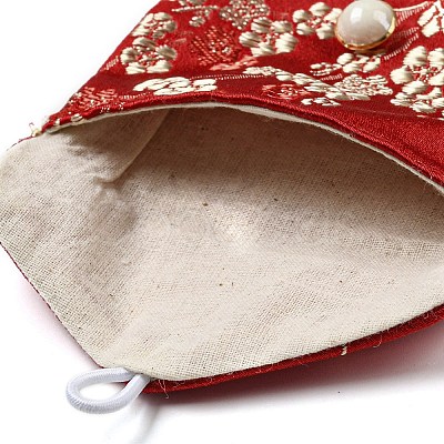 Chinese Style Floral Cloth Jewelry Storage Pouches AJEW-D065-01A-01-1