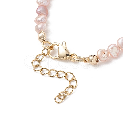 Chakra Natural Malaysia Jade & Pearl Beaded Bracelets for Women BJEW-JB13077-1
