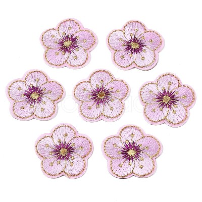 Computerized Embroidery Non Woven Fabric Self-adhesive Patches X-AJEW-T010-02E-1