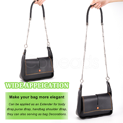 PU Leather Braided Rope Shoulder Strap FIND-WH0152-160-1