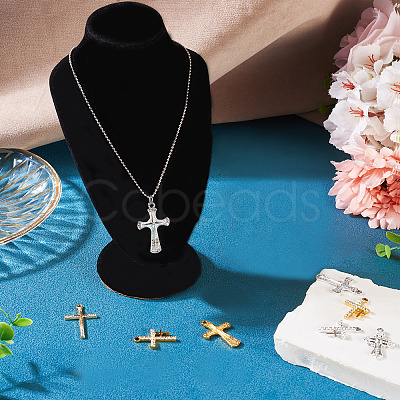 20Pcs 10 Styles Alloy Rhinestone Pendants FIND-TA0007-84-1