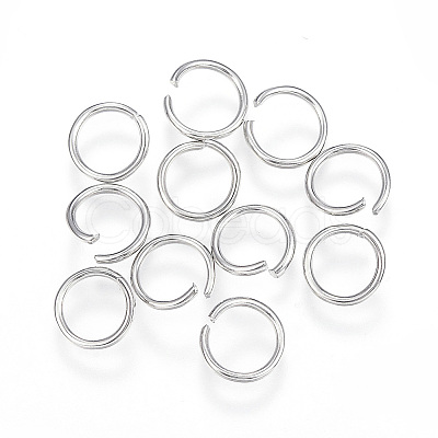 Tarnish Resistant 304 Stainless Steel Open Jump Rings STAS-F110-04P-1