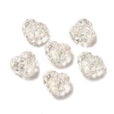 Transparent Acrylic Beads X-OACR-E016-01D-1