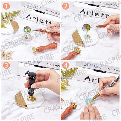 CRASPIRE Sealing Wax Particles Kits for Retro Seal Stamp DIY-CP0003-60P-1