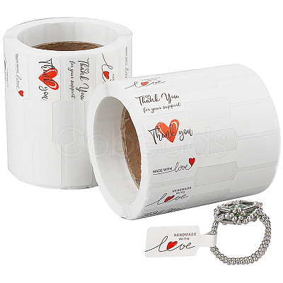2 Rolls Writable Thank You Paper Hang Tags STIC-SP0001-06-1