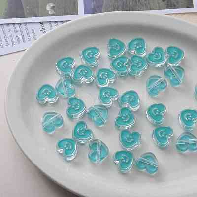 Acrylic Enamel Beads OACR-I011-22D-1