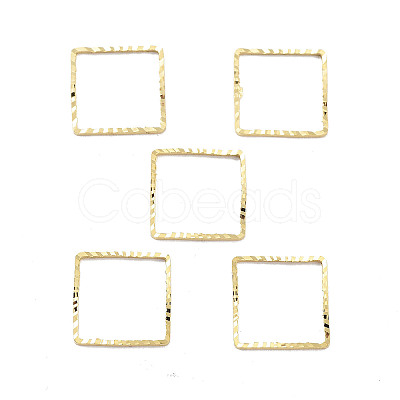 Brass Beads Frames KK-M288-01G-D-1