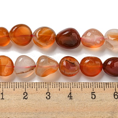 Natural Brazil Red Agate Beads Strands G-L599-A01-01-1