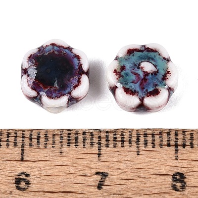 Vintage Handmade Porcelain Beads PORC-N013-25-21-1
