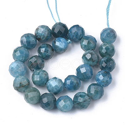 Natural Apatite Beads Strands X-G-S345-6mm-008-1