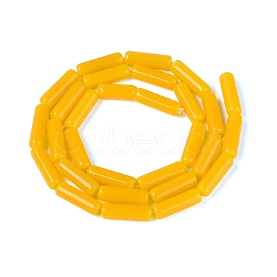 Imitation Jade Glass Beads Strands GLAA-N070-01A-B03-1