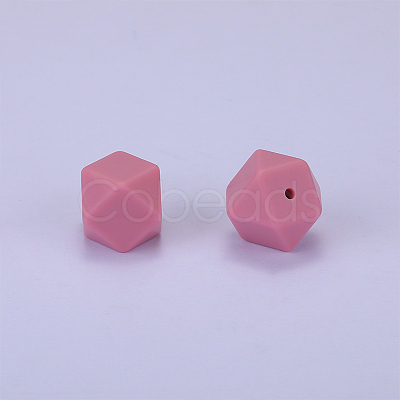 Hexagonal Silicone Beads SI-JX0020A-78-1
