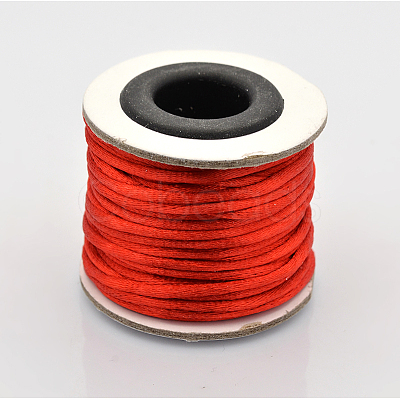 Round Nylon Satin Rattail Cord X-NWIR-O001-A-07-1