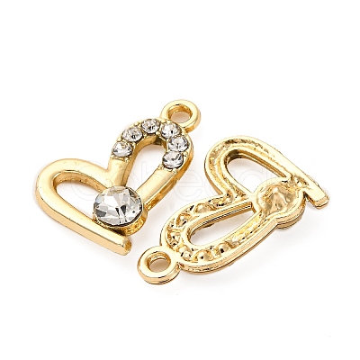 Alloy Rhinestone Pendants PALLOY-S052-01G-B-1