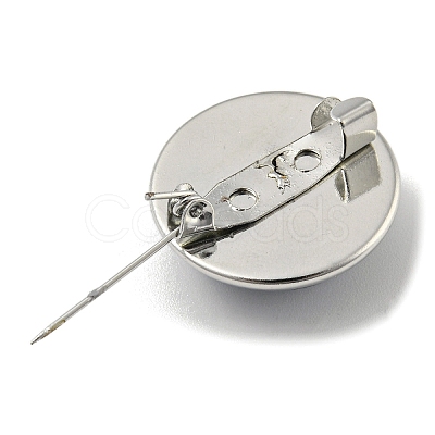 Round Glass Brooches FIND-Q096-01A-1