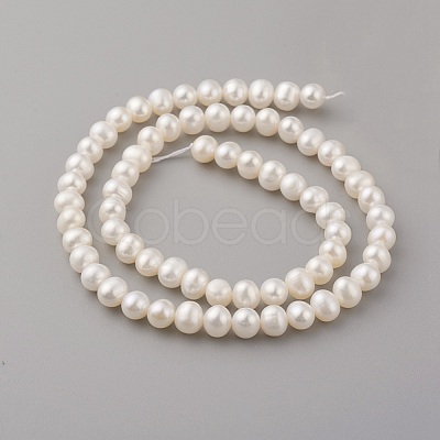 Natural Cultured Freshwater Pearl Beads Strands PEAR-G007-32-1