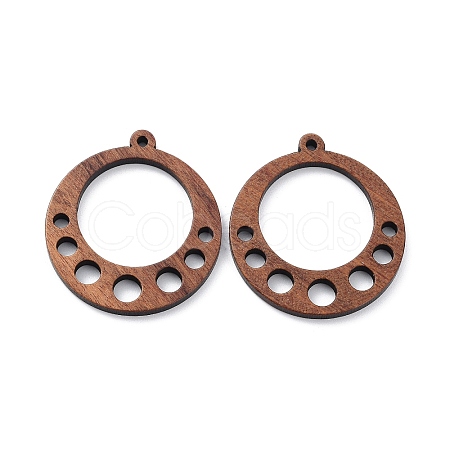 Walnut Wood Laser Cut Pendants WOOD-Q051-05I-1