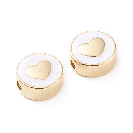 Brass Enamel Beads LS-KK-F814-06G-1