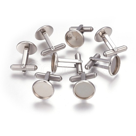 Tarnish Resistant 201 Stainless Steel Cuff Settings X-STAS-P227-42P-1