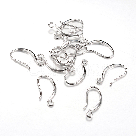 Brass Earring Hooks LS-KK-R037-14P-1