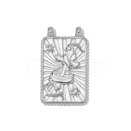 304 Stainless Steel Pendants STAS-OY014-84P-1