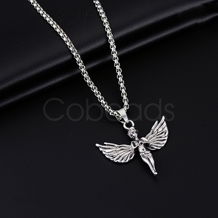 Alloy Pendant 201 Stainless Steel  Chain Necklaces for Men FS-WG0EA78-06-1