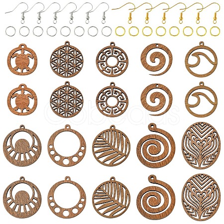 DIY Dangle Earring Kits DIY-YW0012-01B-1