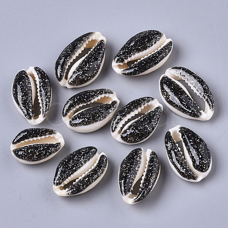 Natural Cowrie Shell Beads SSHEL-N034-36A-1