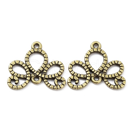 Tibetan Style Alloy Links Connectors TIBEP-EA11609YKG-AB-FF-1