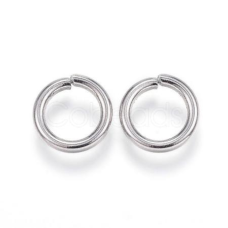 Tarnish Resistant 304 Stainless Steel Open Jump Rings STAS-E113-11P-1