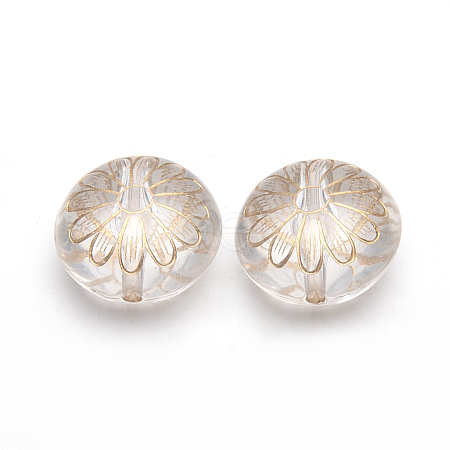 Plating Acrylic Beads PACR-S219-12-1