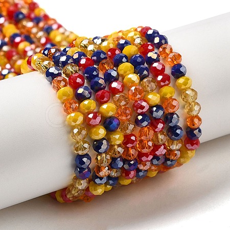 Glass Beads Strands EGLA-A034-M4mm-47-1
