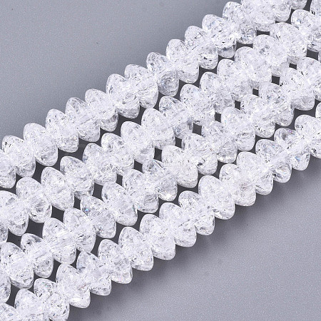 Crackle Glass Beads X-GLAA-S192-004J-1