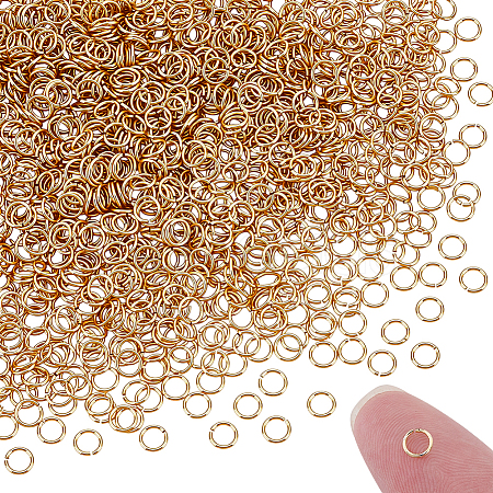 Brass Open Jump Rings KK-WH0001-38G-02-1
