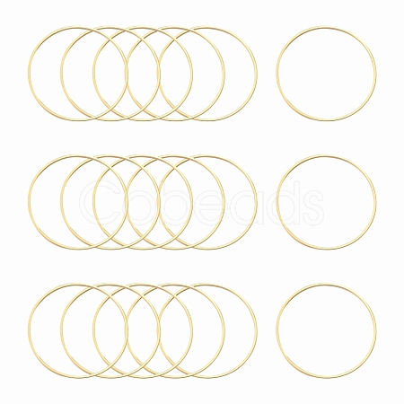 Brass Linking Rings X-KK-Y003-03L-G-1