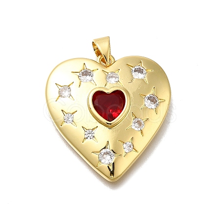 Barss Rhinestone Pendants KK-V002-08G-01-1